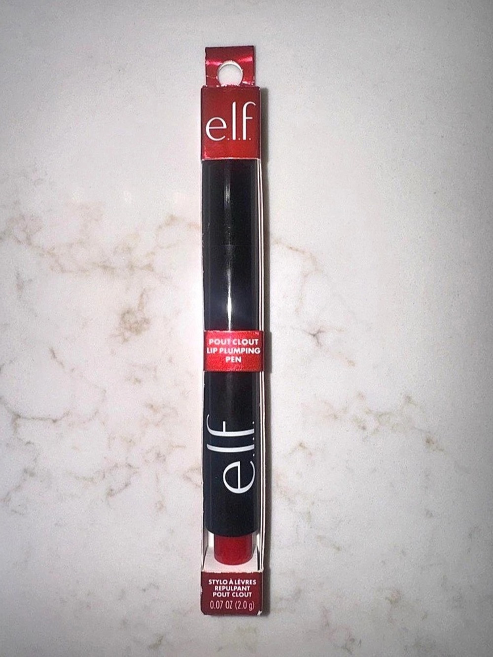 e.l.f. POUT CLOUT LIP PLUMPING PEN - Red My Mind NWT